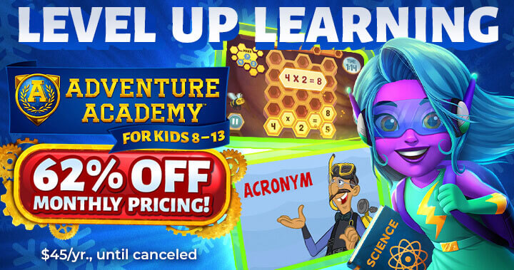 Adventure Academy's Incredible New Year Sale! 