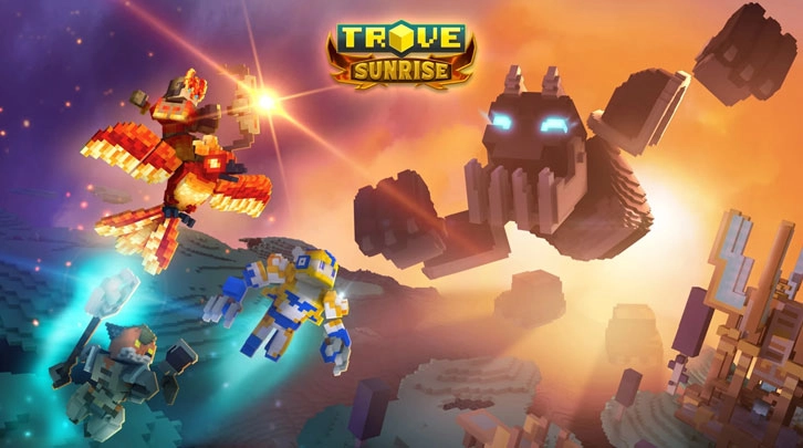 The sun shines brightly in Trove through Sunrise Update