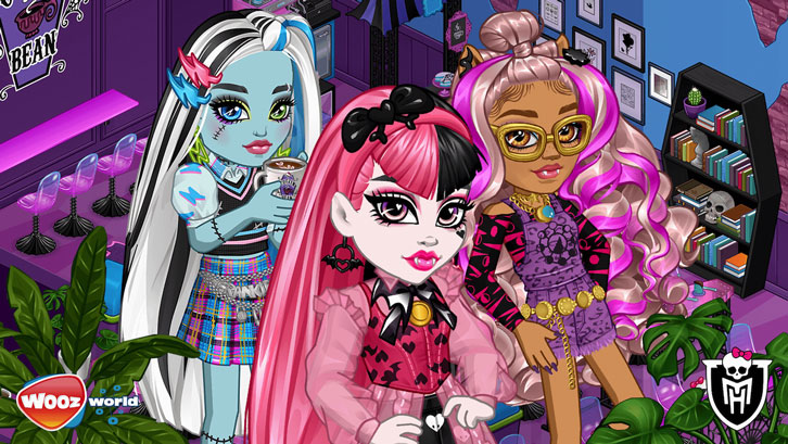 Azerion Announces Collaboration Bringing Monster High™ Characters into Woozworld