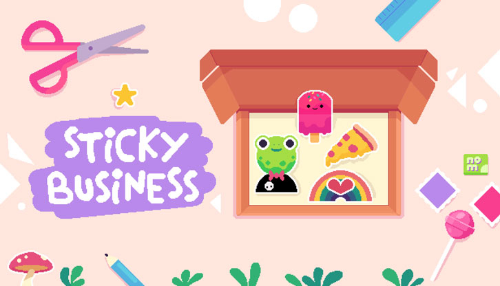 It’s Time to Open Up Shop! Sticker Making Sim Sticky Business Launches Today!