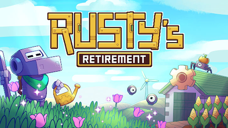 Idle farming sim that sits on the bottom on your screen - Rusty’s Retirement out today on Steam!