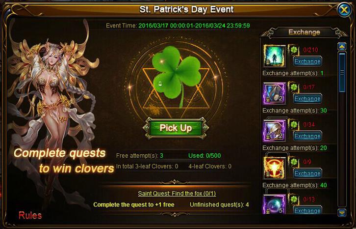 Celebrate St Patrick's Day with Guardians of Divinity and Siegelord Celebrate St Patrick's Day with Guardians of Divinity and Siegelord