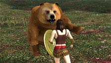 Titans of Time: Battling a bear Titans of Time: Battling a bear