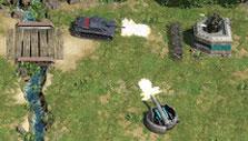 Fighting turrets in Battle Islands: Commanders