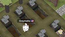 Cubic Castles: Player-created graveyard