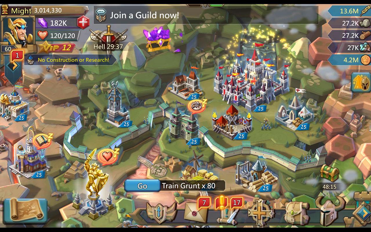 Lords Mobile, Castelo 25 ( 26M + De Poder ) - DFG