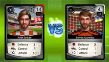 Match-up in Super Soccer Club