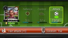 Training your players in Super Soccer Club