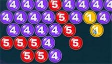 Number bubble shooter in Hidden Numbers: Twisted World
