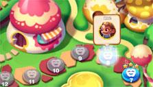 Level selection in Fairy Quest Level selection in Fairy Quest