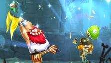 Level complete in Rayman Adventures