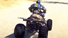 Riding a buggy in Planetside 2