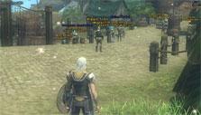 Dungeons & Dragons Online: In town Dungeons & Dragons Online: In town