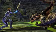 Fighting dragons in Dungeons & Dragons Online