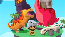 Dinosaurs in Greedy Gods: Islands & Treasures