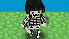 Skeleton skin in WarPixIO Online Skeleton skin in WarPixIO Online
