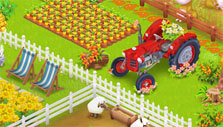 Tractor in Hay Day