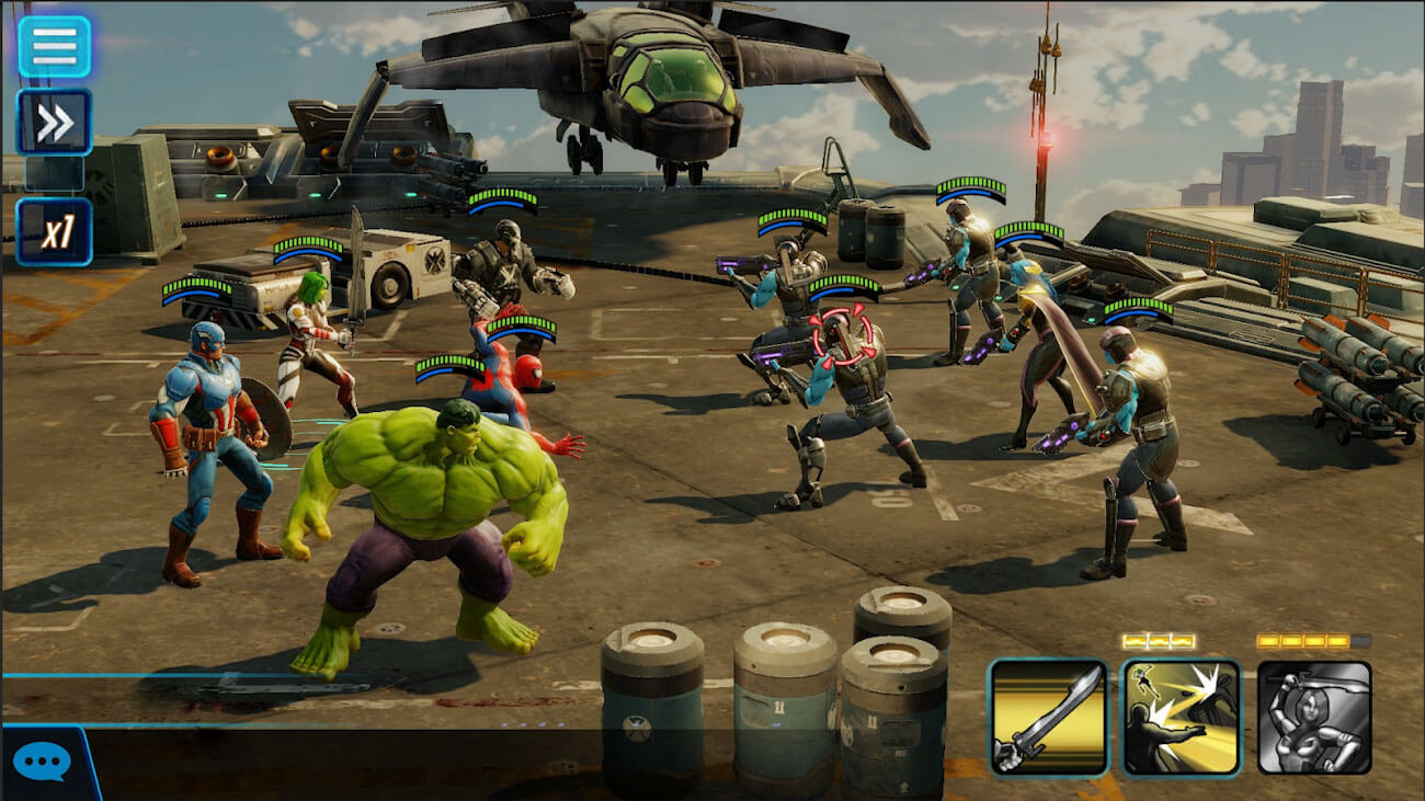 Marvel Strike Force: about strategy, characters and storyline