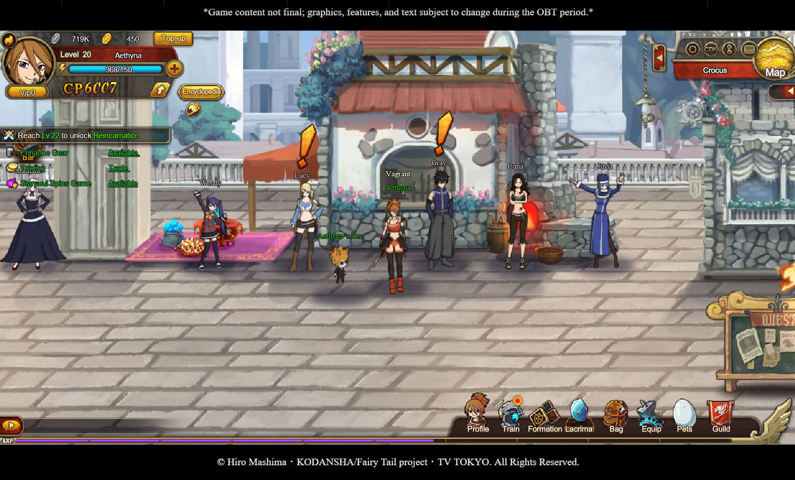 Fairy Tail Online Gameplay - Browser Game MMORPG 