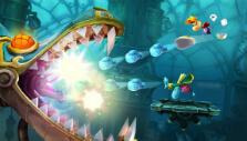 Attacking the dragon's mouth in Rayman Legends