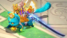 Escort quest in Legend of Junior