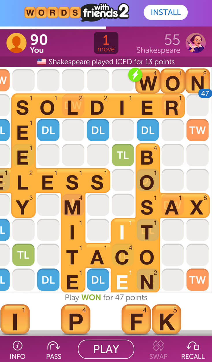 Words with Friends 2  WWGDB