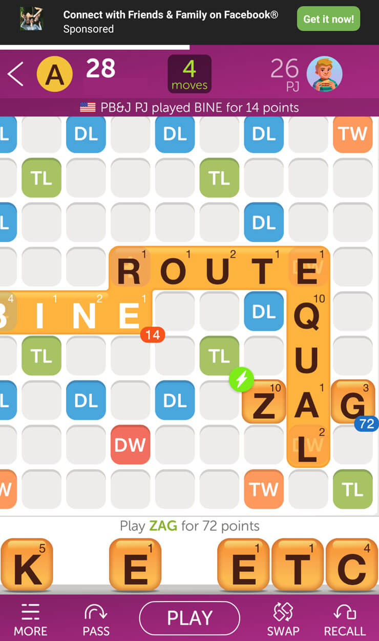 Words with Friends 2 WWGDB