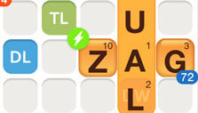 Highest score for a 3-letter word so far in Words with Friends 2