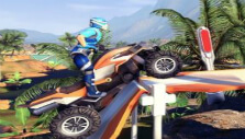 Tropical backdrop in Trials Fusion