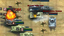 Large Battle in War of Tanks Large Battle in War of Tanks