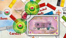 Ticket to Ride: UK map gameplay