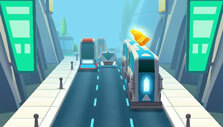 Talking Tom Gold Run: Futuristic city