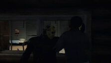 Cinematic kill via choking in Friday the 13th