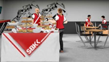 SBK Team Manager: Organize a buffet