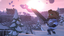 Snowy island in Portal Knights Snowy island in Portal Knights