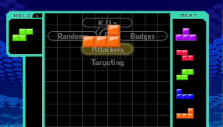 Dropping an L-block in Tetris 99 Dropping an L-block in Tetris 99