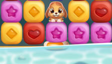 Save the puppy in Pet Rescue Puzzle Saga