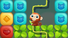 Help the monkey in Pet Rescue Puzzle Saga