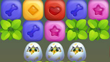 Pet Rescue Puzzle Saga: Cracking eggs
