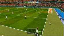 Corner kick in Super Arcade Football