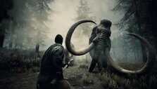 Fighting a mammoth in Conan Exiles Fighting a mammoth in Conan Exiles