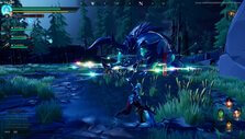 Valomyr using its light ball attacks