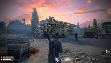 Shootout in a ruined town in New Frontier Shootout in a ruined town in New Frontier