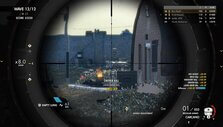 Using a scope in Sniper Elite 4 Using a scope in Sniper Elite 4