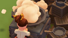 Cooking food in Stranded Sails Cooking food in Stranded Sails