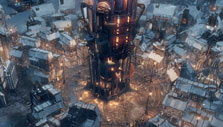 City building in Frostpunk