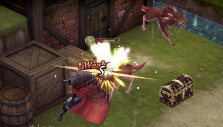 Attacking a wolf in War of the Visions: Final Fantasy Brave Exvius Attacking a wolf in War of the Visions: Final Fantasy Brave Exvius