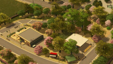 Residential area in Cities: Skylines