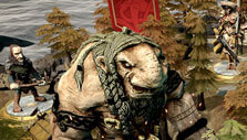 Minis close-up in Blood Rage: Digital Edition