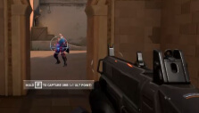 Rushing an enemy in Valorant Rushing an enemy in Valorant